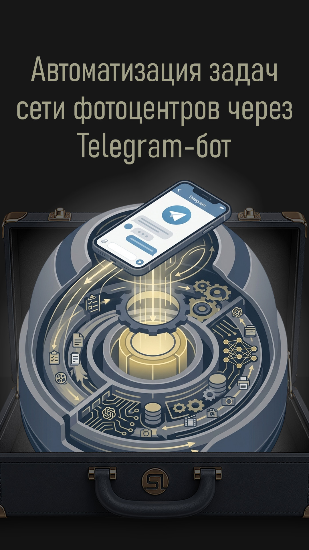 Автоматизация задач сети фотоцентров через Telegram-бот