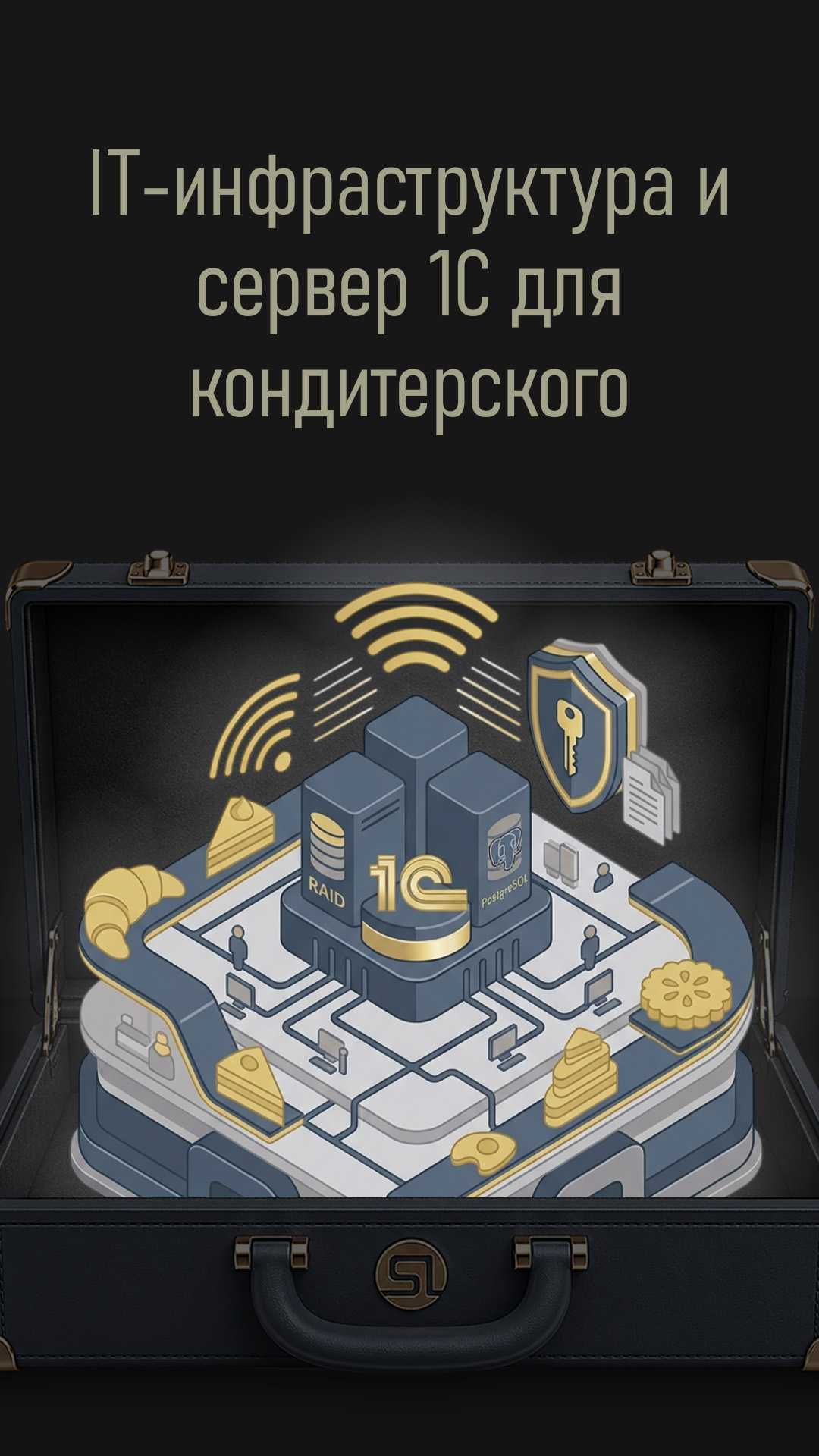 IT-инфраструктура и сервер 1С для кондитерского производства